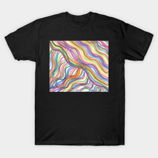 Rainbow Abstract Octopus T-Shirt